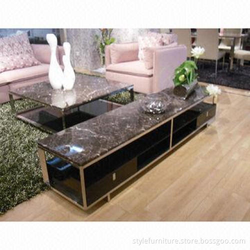 TV stand, marble top